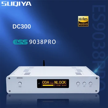 SUQIYA-Audio 2022 Новый dc-300 Ultimate Двухъядерный Декодер ЦАП Es9038pro Amanero USB Интерфейс Csr8675 Bluetooth 5.0 Пульт Дистанционного Управления