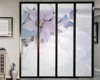 Индивидуальные 3D обои современный минималистичный рельефный мягкий ювелирный цветок обои фоновая стена для гостиной спальни фотообои 4