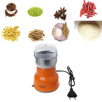 Электрическая кофемолка M2EE из нержавеющей стали, домашняя кухонная фрезерная машина для фасоли, специй, перца и соли, трав 1