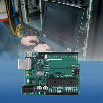 Для Arduino UNO R3 ATmega328P 32KB 7-9 В Arduino MCU C Языковая плата для обучения программированию с Кабелем для передачи данных 4