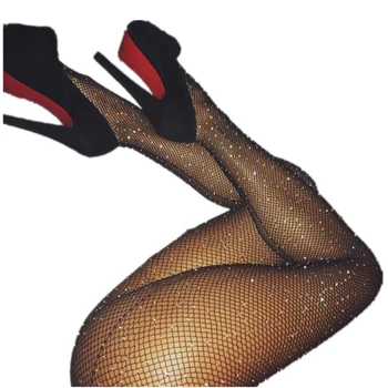 Вертикальная линия сзади, пикантные сетчатые носки с перфорацией, ажурные колготки с ромбовидной сеткой, черные носки в мелкую сетку, ажурные колготки, женские носки