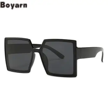 Солнцезащитные очки с поляризацией Boyarn Oculos UV400 Shades Pop, Уличные фотографии, Онлайн-модели знаменитостей Ins, Квадратное солнце