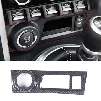 Для 2012-2021 Toyota 86/Subaru BRZ настоящий автомобильный стайлинг из углеродного волокна, устройство зажигания с одной кнопкой запуска, декоративная рамка, автозапчасти