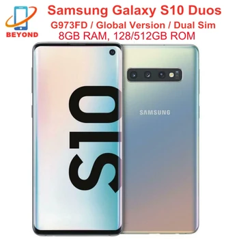 Samsung Galaxy S10 Duos G973FD Две Sim-карты 8 ГБ ОЗУ 128/512 ГБ ПЗУ 6,1 