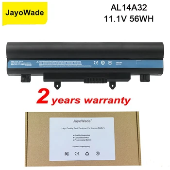 JayoWade AL14A32 Аккумулятор для ноутбука Acer E14 E15 E5-411 E5-421 E5-471 E5-511 E5-551 E5-572 E1-571 E1-571G V3-472 V3-572 AL14A32