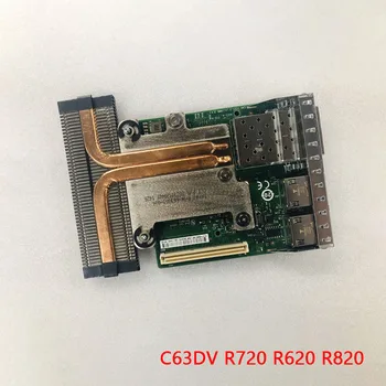 Для DELL R730 R720 X520 + I350 0C63DV MT09V NWMNX 10 ГБ + 1GBE Модуль сетевой карты