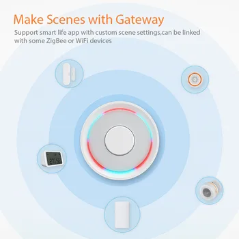 Датчик утечки воды Tuya Zigbee, беспроводной детектор наводнений для сигнализации и автоматизации умного дома, работает с Apple Homekit 5