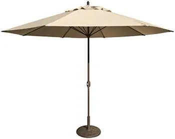 Зонт с высококачественной бежевой крышкой из олефина (основание в комплект не входит)