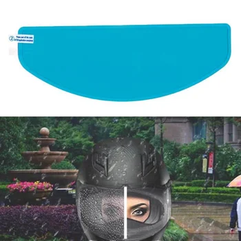 Универсальный Шлем с противотуманной и непромокаемой Пленкой, Прозрачная Наклейка на Линзы с непромокаемой и непромокаемой Пленкой для Электрического Мотоциклетного Шлема
