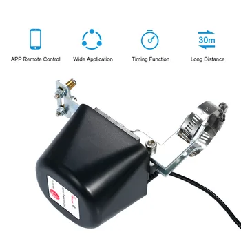 Tuya Intelligent Zigbee Wifi IP65 Водонепроницаемый клапан для воды/газа, может быть подключен к детектору переполнения, беспроводной пульт дистанционного управления с приложением