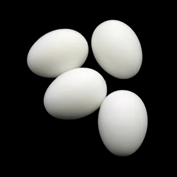 6 Шт. Пластиковые Принадлежности для кормления домашней птицы, имитирующие твердые Голубиные яйца, Принадлежности для голубей 4