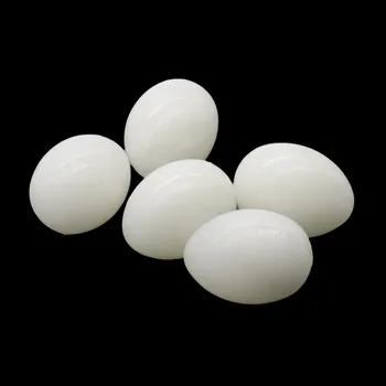 6 Шт. Пластиковые Принадлежности для кормления домашней птицы, имитирующие твердые Голубиные яйца, Принадлежности для голубей 5