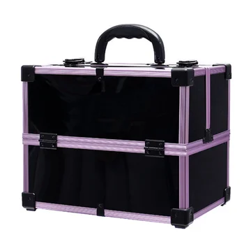 Женский косметический чемодан, портативный органайзер для ногтей, косметичка, органайзер для ногтей, футляр для хранения женских инструментов для ногтей