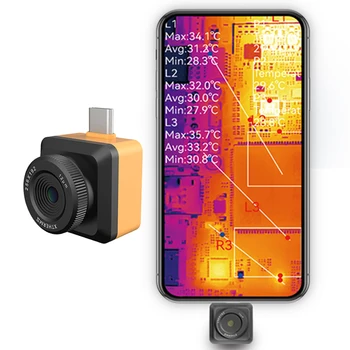 Инфракрасная тепловизионная камера InfiRay IRay T2S Plus Профессиональный Тепловизор для телефона 0