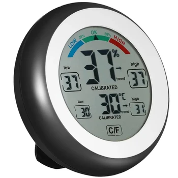 Многофункциональный цифровой термометр Гигрометр Измеритель температуры и влажности 4