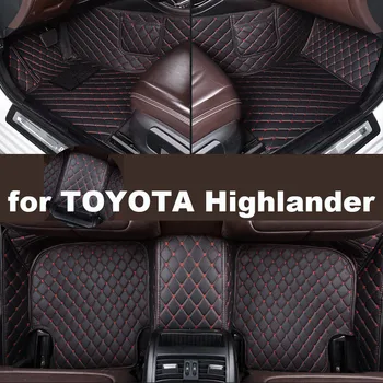Автомобильные коврики Autohome для TOYOTA Highlander 2003-2021 годов выпуска, обновленная версия, Аксессуары для ног, Ковры