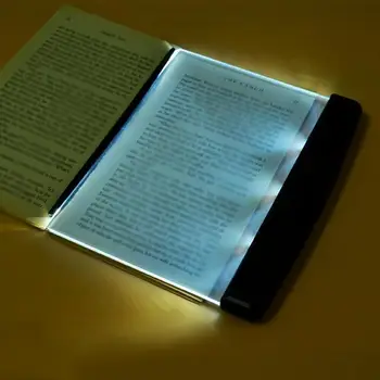 Новый Ночник для чтения, Креативная Плоская пластина для дома, спальни, светодиодный светильник для книг, Портативная настольная лампа для путешествий в общежитии, Гаджеты для чтения