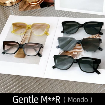 Солнцезащитные очки Mondo GENTLE MxxR Для женщин, Мужские черные очки с кошачьим глазом, MGlasses, Шпионская мода, оверсайз, люксовый бренд Jennie, Корея
