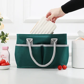 Модная Портативная Термоизолированная сумка для ланча Cooler Lady Carry Picinic Food Tote Изоляционная Упаковка Ланчбокс Сумка для хранения 2023