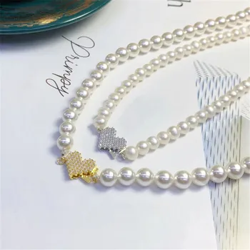 S925 стерлинговое серебро, жемчужное ожерелье, пряжка на конце, мульти подвесная соединительная пряжка в форме цветка, сделай сам, первые аксессуары 2