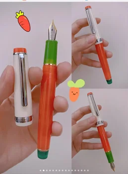 Jinhao 82 Speical Summer Edition, оранжевая, клубничная, морковная, милая Авторучка, подарочные ручки 1